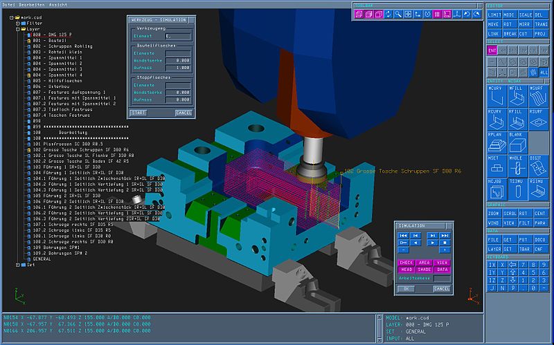 tecnologia CADCAM nella meccanica di precisione