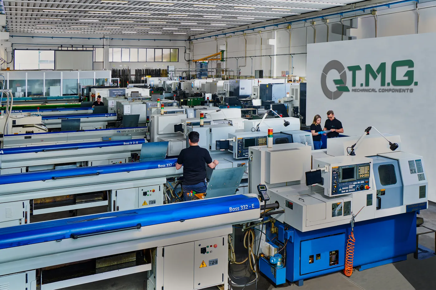 Parco macchine CNC T.M.G.